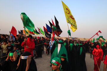 حرکت کاروان «مشایه عشاق الحسین» رامشیر خوزستان به سمت کربلای معلی