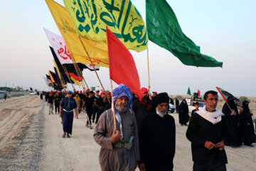 حرکت کاروان «مشایه عشاق الحسین» رامشیر خوزستان به سمت کربلای معلی