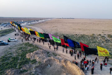 حرکت کاروان «مشایه عشاق الحسین» رامشیر خوزستان به سمت کربلای معلی