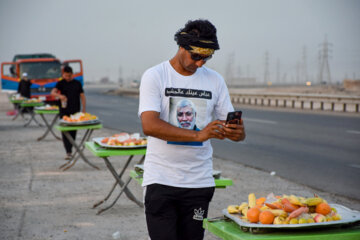 Marche d'Arbaeen sur la route Basra-Karbala