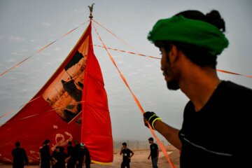 Marche d'Arbaeen sur la route Basra-Karbala