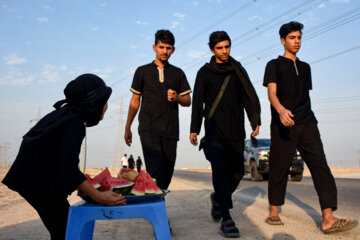 Marche d'Arbaeen sur la route Basra-Karbala