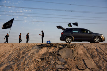 Marche d'Arbaeen sur la route Basra-Karbala