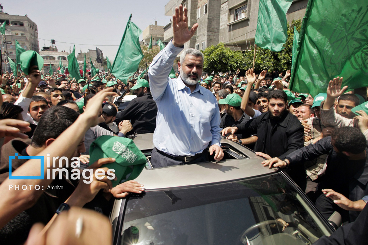 «اسماعیل هنیه» رئیس دفتر سیاسی جنبش مقاومت اسلامی فلسطین ـ حماس