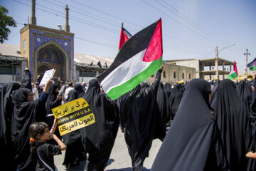 راهپیمایی مردم کرمانشاه در محکومیت ترور «اسماعیل هنیه»