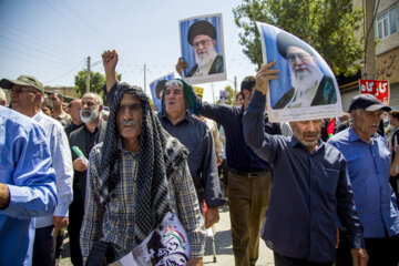 راهپیمایی مردم کرمانشاه در محکومیت ترور «اسماعیل هنیه»