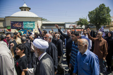 راهپیمایی مردم کرمانشاه در محکومیت ترور «اسماعیل هنیه»