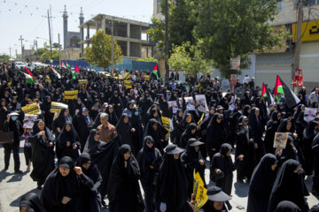 راهپیمایی مردم کرمانشاه در محکومیت ترور «اسماعیل هنیه»