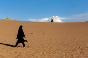 Shoush Qoum desert in northwestern Iran