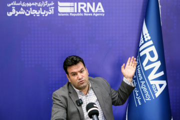 میهمانان روز خبرنگار در دفتر ایرنا- تبریز
