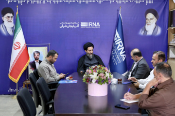 میهمانان روز خبرنگار در دفتر ایرنا- تبریز