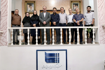 میهمانان روز خبرنگار در دفتر ایرنا- تبریز