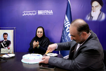 میهمانان روز خبرنگار در دفتر ایرنا- تبریز