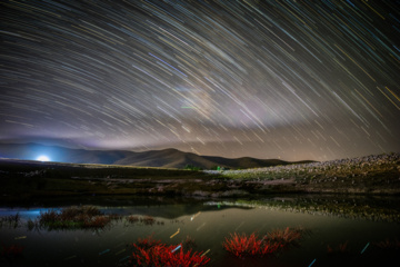 Bellísima lluvia de meteoros de las Perseidas de 2024