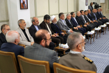 President Masoud Pezeshkian and the members of his cabinet met with Supreme Leader