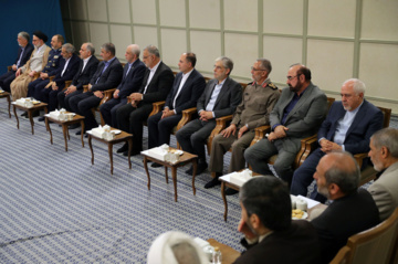 President Masoud Pezeshkian and the members of his cabinet met with Supreme Leader