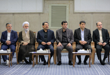 President Masoud Pezeshkian and the members of his cabinet met with Supreme Leader