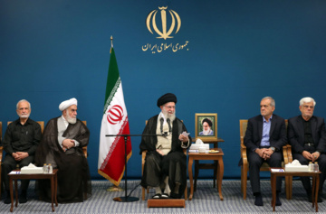 President Masoud Pezeshkian and the members of his cabinet met with Supreme Leader