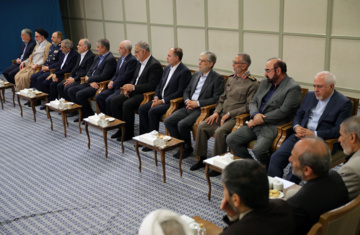 President Masoud Pezeshkian and the members of his cabinet met with Supreme Leader