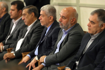 President Masoud Pezeshkian and the members of his cabinet met with Supreme Leader