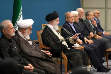 President Masoud Pezeshkian and the members of his cabinet met with Supreme Leader