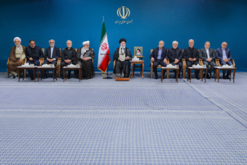 President Masoud Pezeshkian and the members of his cabinet met with Supreme Leader