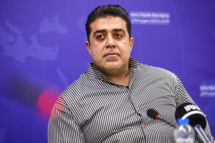 حضور محمود قراچورلو رئیس کمیته قویترین مردان ایران و محراب فاطمی در ایرنا