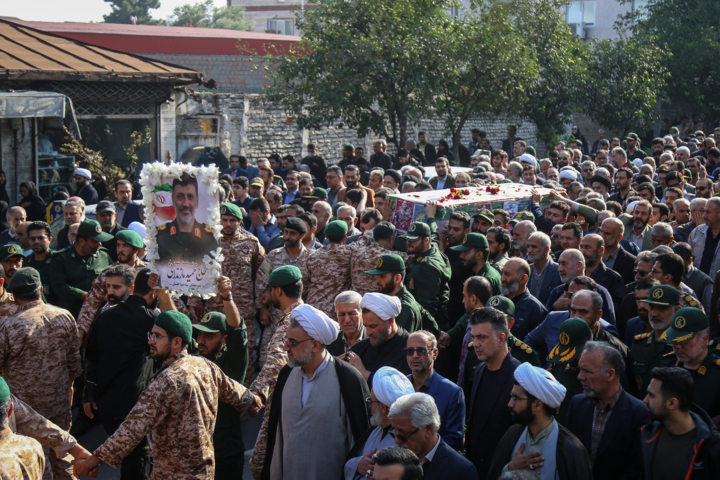 تشییع پیکر شهید «حمید مازندرانی»