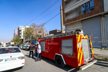 نشت گاز در آشپزخانه حسینیه ارشاد همدان