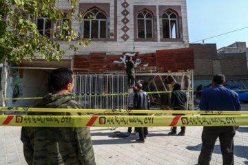 نشت گاز در آشپزخانه حسینیه ارشاد همدان