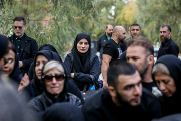 تشییع پیکر «منصوره قدیری جاوید»