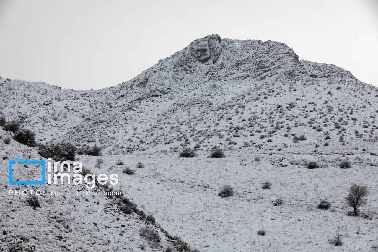 تداوم فعالیت سامانه بارشی در کردستان/ ارتفاع برف در زرینه به ۱۲ سانتیمتر رسید