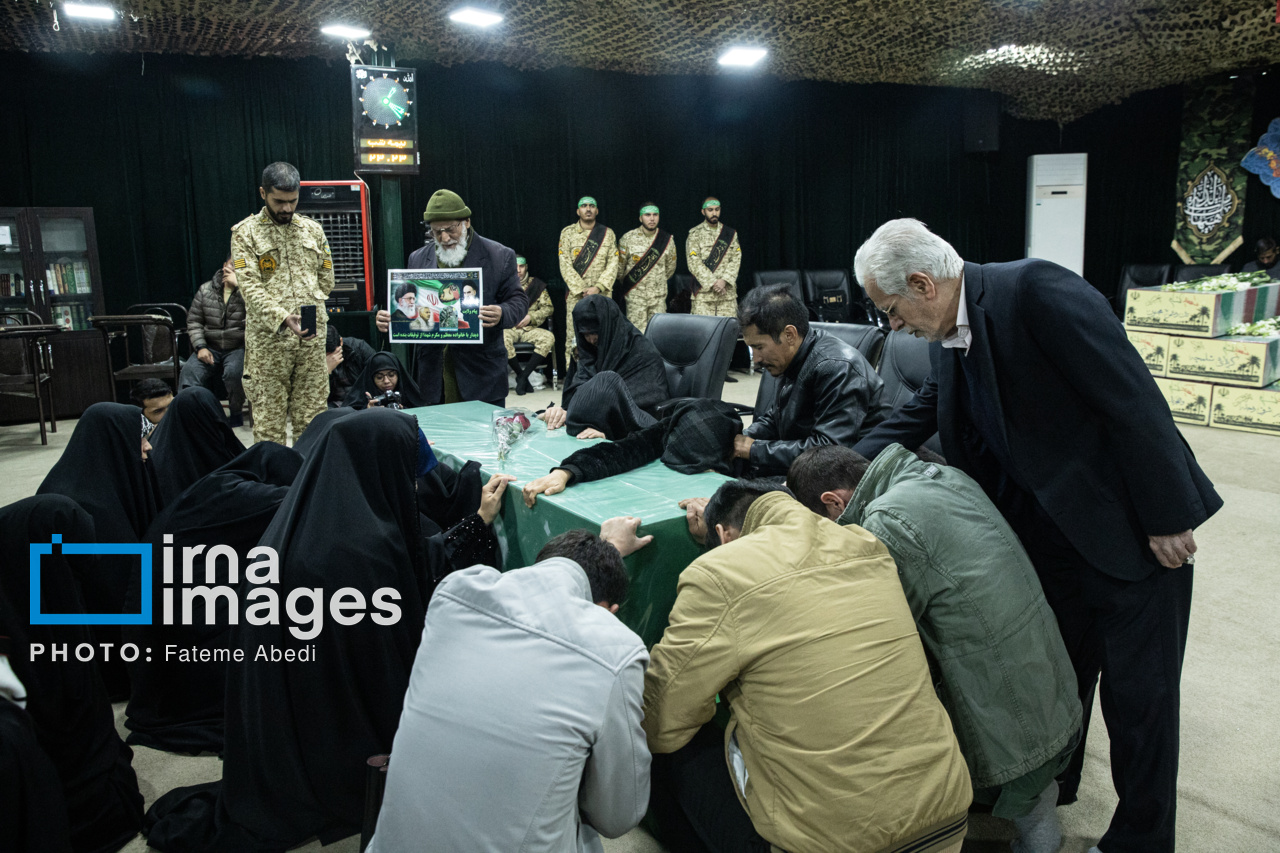 وداع با پیکر مطهر شهید مدافع حرم «علی سادات»