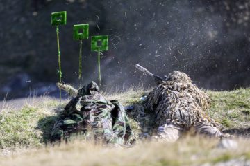 Ejercicio militar Payambar-e Azam 19 en el oeste de Irán