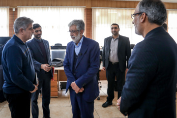 بازدید «غلامعلی حداد عادل» از ایرنا