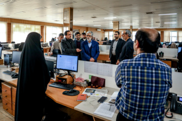 بازدید «غلامعلی حداد عادل» از ایرنا