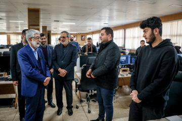 بازدید «غلامعلی حداد عادل» از ایرنا