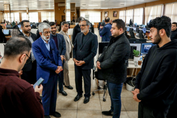بازدید «غلامعلی حداد عادل» از ایرنا