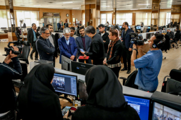 بازدید «غلامعلی حداد عادل» از ایرنا