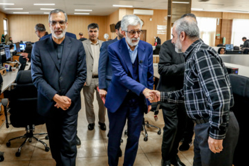 بازدید «غلامعلی حداد عادل» از ایرنا