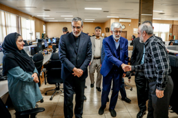 بازدید «غلامعلی حداد عادل» از ایرنا