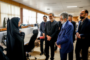 بازدید «غلامعلی حداد عادل» از ایرنا