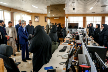 بازدید «غلامعلی حداد عادل» از ایرنا
