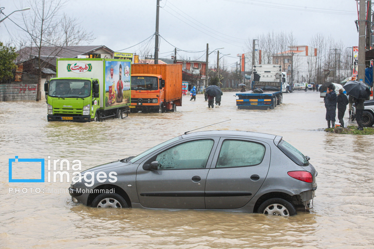 هشدار زرد هواشناسی نسبت به وقوع سیلاب و طغیان رودخانهها در مازندران