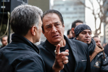 تشییع پیکر منوچهر والی‌زاده