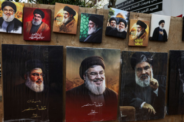 برگزاری مراسم بزرگداشت شهیدان سیدحسن نصرالله و سیدهاشم صفی‌الدین در قشم