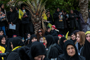 Funérailles solennelles du martyr Sayyed Hashim Safieddine dans le sud du Liban