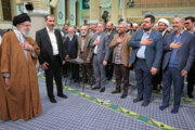 Fars edebiyatı şairleri ve kültür-sanat camiası, Ayetullah Hamaney ile buluştu