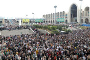 Fitr bayramı namazı - İmam Xomeyni (rə) müsəllası