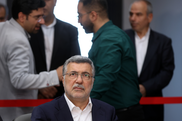 نشست خبری سخنگوی دولت در بیمارستان سینا